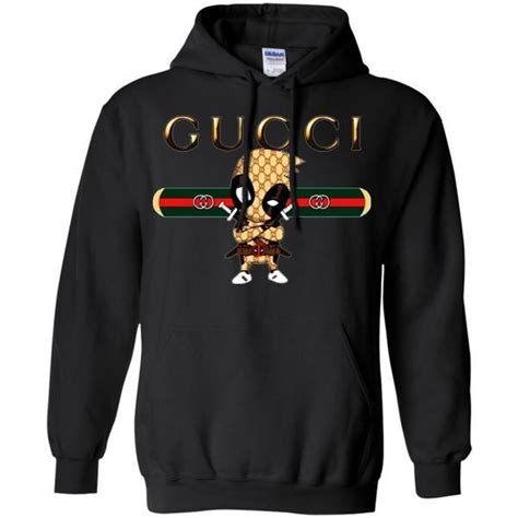 gucci crewneck grey|Gucci deadpool hoodie.